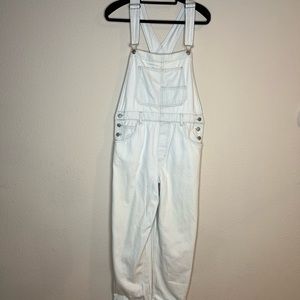 Free People We the Free Ziggy denim overalls LIKE NEW size L -